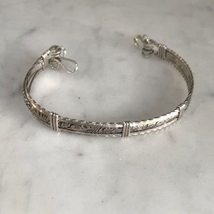 Sterling Silver Wire Wrapped Bracelet